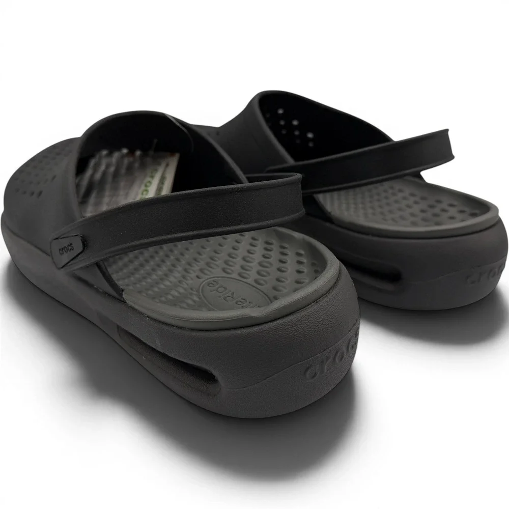Crocs Inmotion Clog Men 13 Black LiteRide Comfort Sandal 209964-001 **NEW**